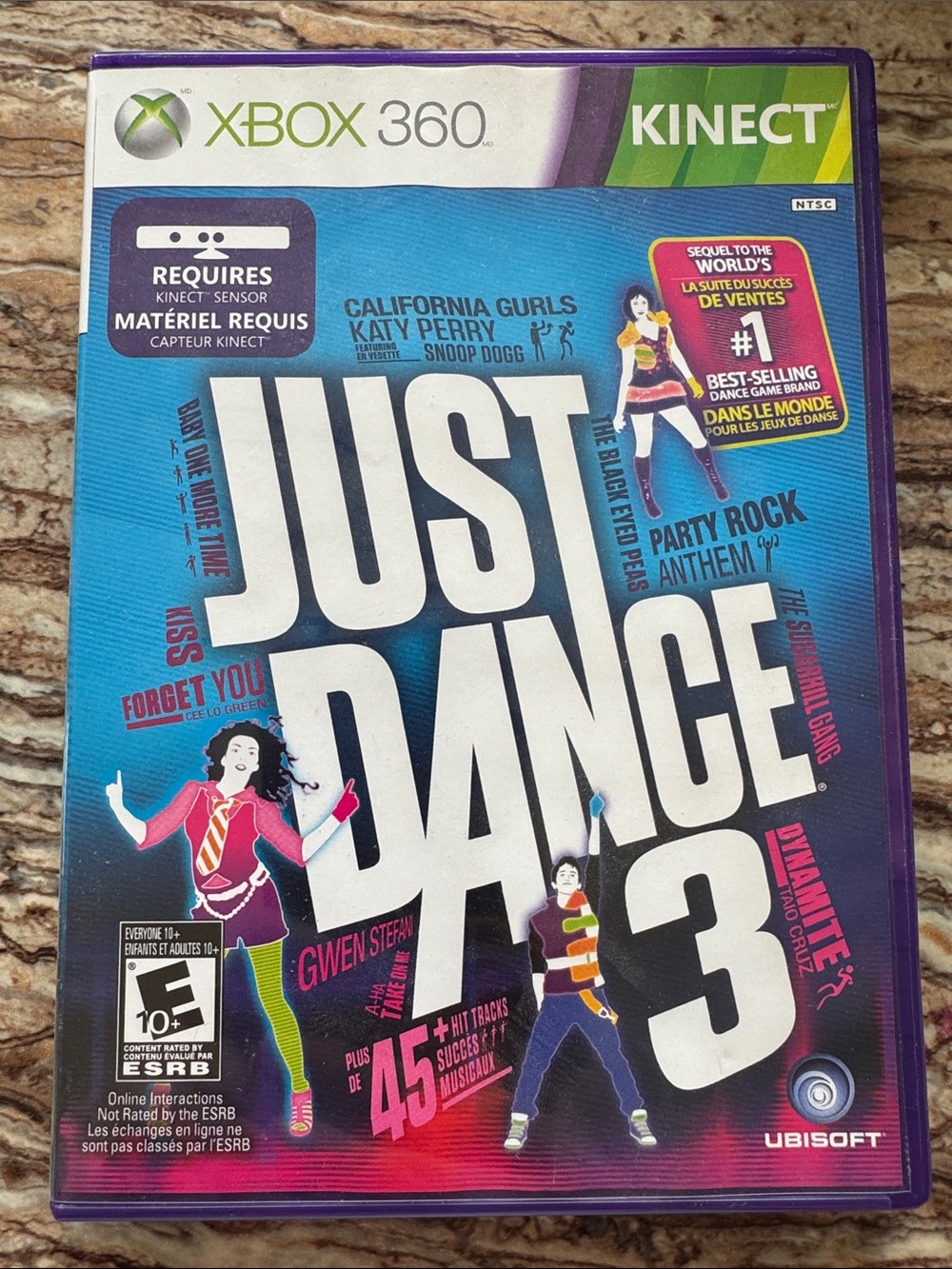 Just Dance 3 Xbox 360 - Bright Blue Cover